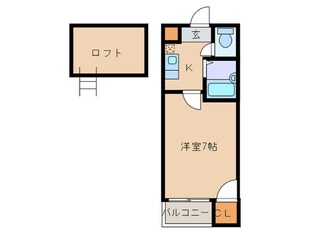 姪浜コンパートメントの物件間取画像